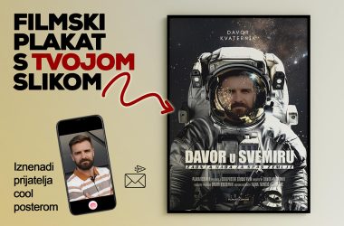 Filmski plakat s tvojom fotkom